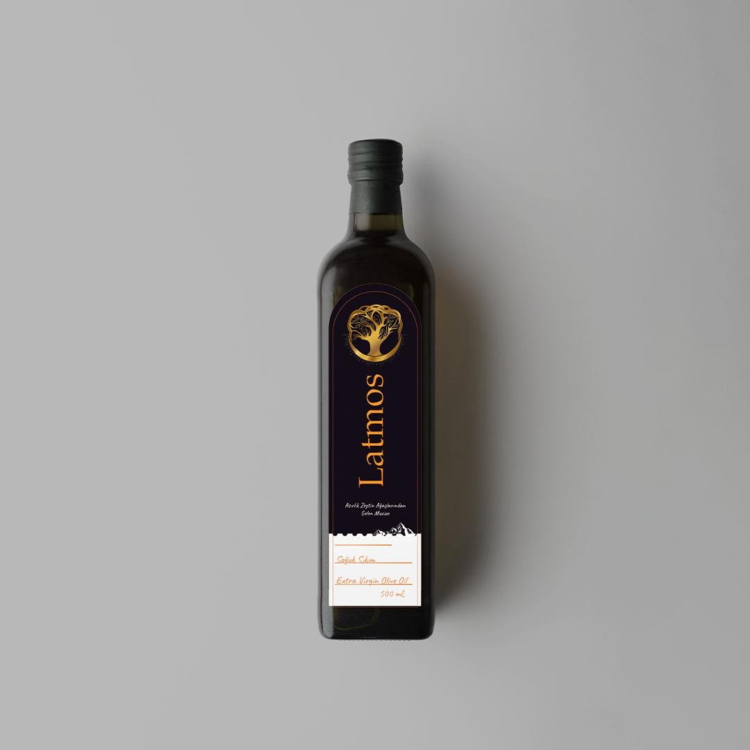 thelatmos 2 500 ml Natural Sıkma Zeytinyağı - Görsel 1